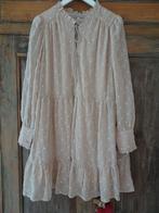 Zacht roze chiffon stippen jurk H&M maat M, Ophalen of Verzenden, Zo goed als nieuw, Maat 38/40 (M), Roze