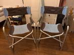 2 Regisseursstoelen - Campingstoelen, Ophalen, Zo goed als nieuw, Aluminium, Inklapbaar