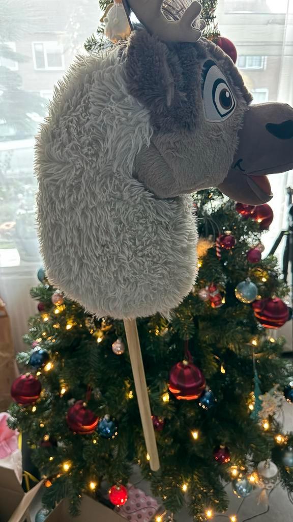 Leuk Stokpaardje - Rendier, Kinderen en Baby's, Speelgoed | Knuffels en Pluche, Nieuw, Paard, Ophalen of Verzenden