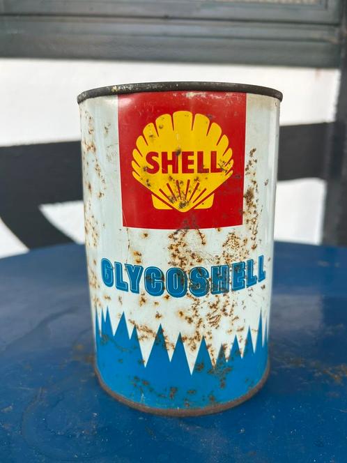 SHELL GLYCOSHELL 1L blik, ongeopend en dus vol, Verzamelen, Blikken, Zo goed als nieuw, Overige, Overige merken, Ophalen of Verzenden