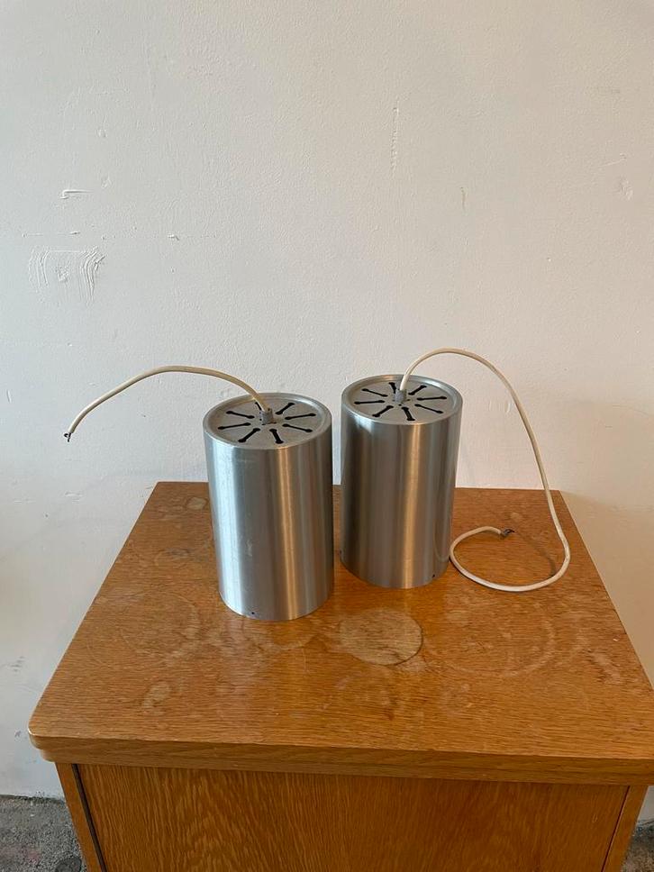 Vintage Hanglampen, Raak Amsterdam, Huis en Inrichting, Lampen | Hanglampen, Gebruikt, Minder dan 50 cm, Metaal, Ophalen of Verzenden