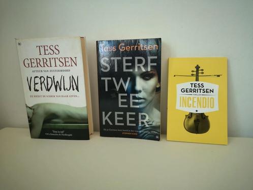 3x Tess Gerritsen - Incendio, Verdwijn en sterf twee keer, Boeken, Thrillers, Zo goed als nieuw, Nederland, Ophalen of Verzenden