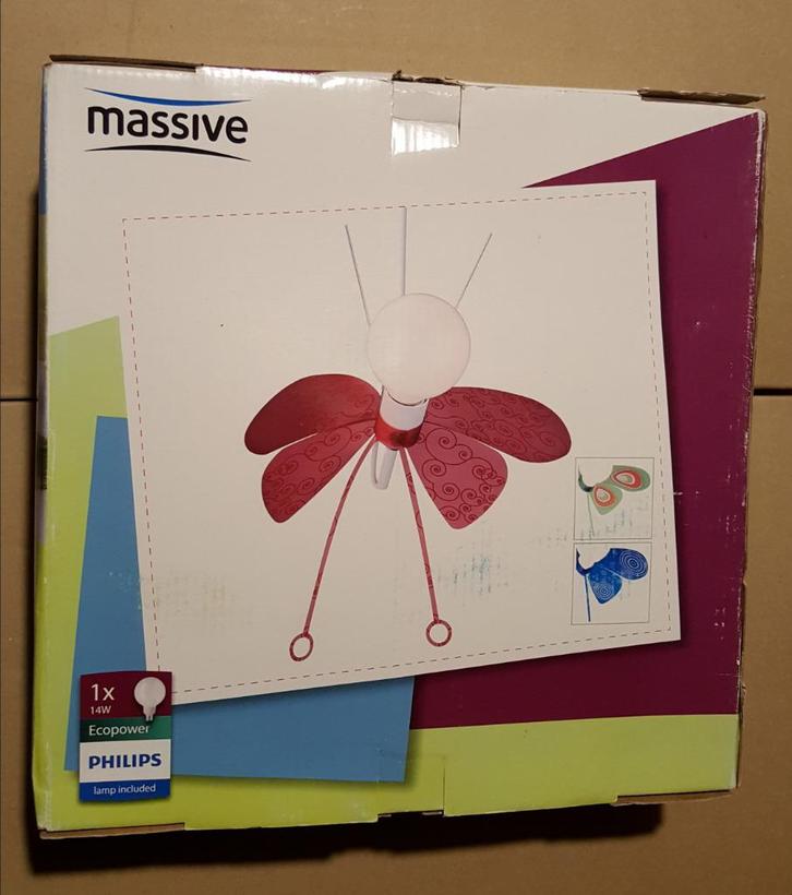 Vlinder: luchter met set verwisselbare vleugels  (nieuw), Kinderen en Baby's, Kinderkamer | Inrichting en Decoratie, Nieuw, Lamp