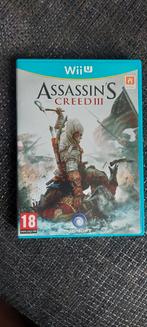 Assassin's creed 3, wii u spel, Spelcomputers en Games, Games | Nintendo Wii U, Ophalen of Verzenden, Zo goed als nieuw