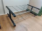 Vintage metalen trolley / platenrek op wieltjes, Ophalen of Verzenden, Gebruikt