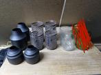 Vaasjes, Huis en Inrichting, Overige kleuren, Ophalen of Verzenden, Minder dan 50 cm, Glas