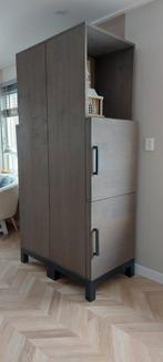 Twee Acacia Houten Kasten - Massief & Prachtig!, Ophalen, Zo goed als nieuw, Modern, 150 tot 200 cm