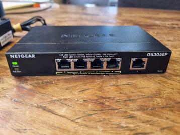 Netgear GS305EP – 5-poorts Gigabit PoE+ Switch beschikbaar voor biedingen