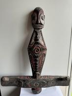 Schedel haak Papua Asmat Sepik Abelam tribal art no Dayak, Antiek en Kunst, Kunst | Niet-Westerse kunst, Ophalen of Verzenden