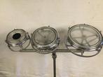 Set goede rototoms 6 8 10" Met Adams standaard, Muziek en Instrumenten, Percussie, Ophalen of Verzenden, Zo goed als nieuw, Trommel