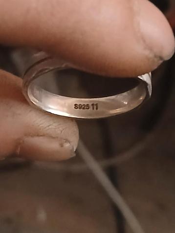 S925 Zilveren Herenring Maat 11 beschikbaar voor biedingen