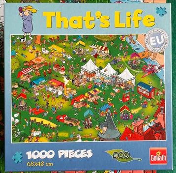 That's Life! Twee Puzzels van 1000 stukjes beschikbaar voor biedingen