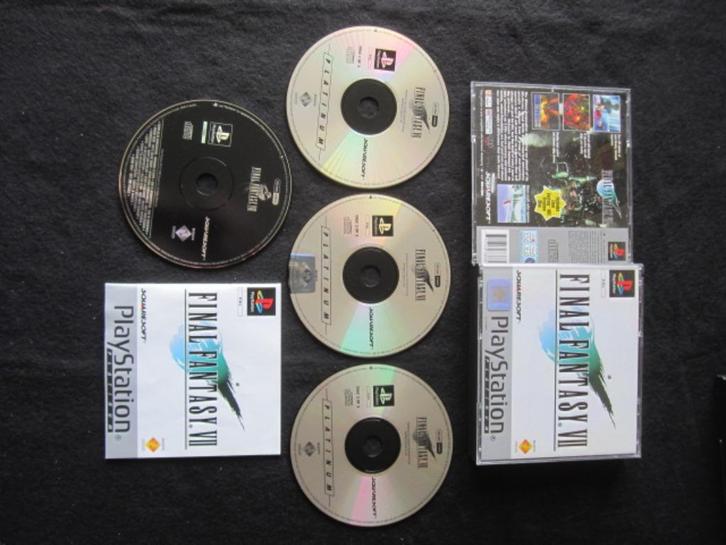 Final Fantasy VII 7 PS1 Playstation 1, Spelcomputers en Games, Games | Sony PlayStation 1, Zo goed als nieuw, Role Playing Game (Rpg)