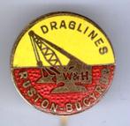 RUSTON-BUCYRUS draglines email op koper speldje ( G_238 ), Verzenden, Nieuw, Transport, Speldje of Pin