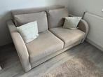 Foldable, Beige Sofa-bed in good condition, Ophalen, Overige materialen, 150 tot 200 cm, Tweepersoons