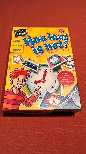 Hoe laat is het? Leren klokkijken van Ravensburger. beschikbaar voor biedingen