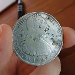 8 Reales Mexico Carlos IV 1797 Chopmarks, Ophalen of Verzenden, Midden-Amerika, Losse munt, Zilver