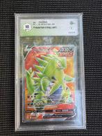 Tyranitar V9 (full art) 154/163 graad 10, Ophalen of Verzenden, Zo goed als nieuw, Losse kaart