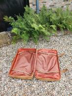 Vintage leren koffer, Ophalen, Gebruikt, 50 tot 60 cm, Leer