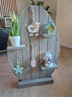 Houten Paasei met Decoratie - Zeer Goede Staat, Ophalen, Zo goed als nieuw