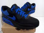 Nike Air Max 90 black/Varsity royal maat 44.5, Nike air max, Verzenden, Zwart, Nieuw