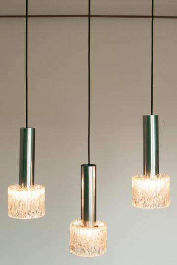 Vintage frosted glass lampen, Jakobsson - J.T. Kalmar stijl beschikbaar voor biedingen