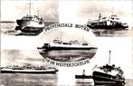 Westerschelde - Provinciale Boten (1961) 3x, Verzamelen, Ansichtkaarten | Nederland, Verzenden, 1960 tot 1980, Gelopen, Zeeland