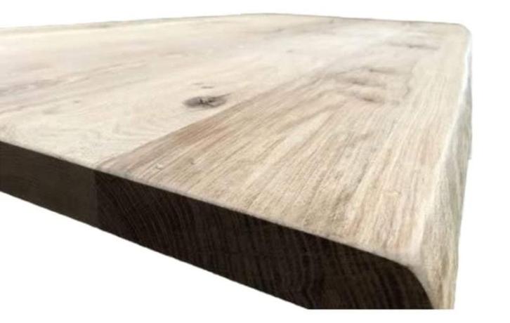 Eiken Tafelblad Boomstam Massief / DOUGLAS  en  Thermowood, Tuin en Terras, Overige Tuin en Terras, Nieuw, Ophalen