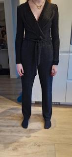 Broekpak maat XS zwart met glitter, Kostuum of Pak, Ophalen of Verzenden, Zo goed als nieuw, Maat 34 (XS) of kleiner