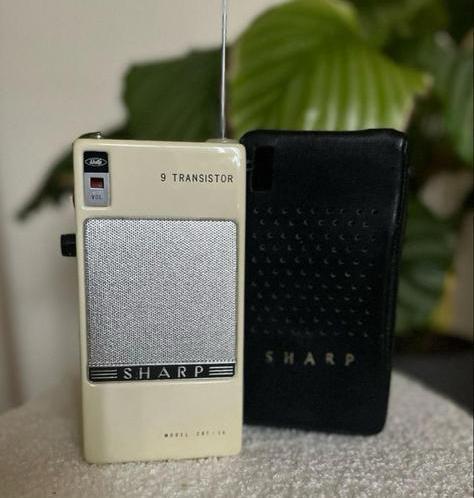 Vintage Sharp 9 Transistor Radio CBT-1A - Retro Collector's, Audio, Tv en Foto, Radio's, Gebruikt, Transistorradio, Ophalen of Verzenden