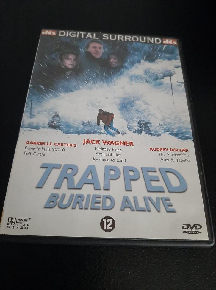 Trapped buried alive, Jack Wagner, Gabrielle Carteris!, Cd's en Dvd's, Dvd's | Actie, Gebruikt, Overige genres, Vanaf 12 jaar
