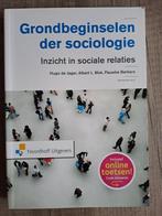 Grondbeginselen der sociologie  ISBN 9789001834463, Boeken, Ophalen of Verzenden, Zo goed als nieuw, HBO