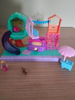 Polly Pocket Speeltuin Set, Ophalen, Zo goed als nieuw, Complete set