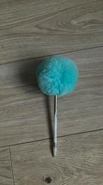 Blauwe balpen net pompon, Diversen, Schrijfwaren, Ophalen of Verzenden, Nieuw