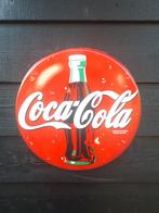 Mooie ronde blikken reclame Coca Cola., Gebruikt, Ophalen of Verzenden