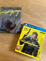 Cyberpunk 2077 PS4 + Steelbook - Nieuw!, Avontuur en Actie, Online, Vanaf 18 jaar, Verzenden