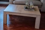Salontafel massief eiken white wash 100x100, Ophalen, Zo goed als nieuw, Modern, Minder dan 50 cm