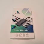 Siltcon 8 in 1 USB C Hub | Docking Station Laptop | HDMI 4K, Ophalen of Verzenden, Nieuw, Laptop