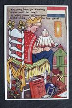 Een dag ben je koning - jarig- boek - K&O prentbriefkaart, Verzamelen, Ansichtkaarten | Themakaarten, Verzenden, Ongelopen, Kinderen