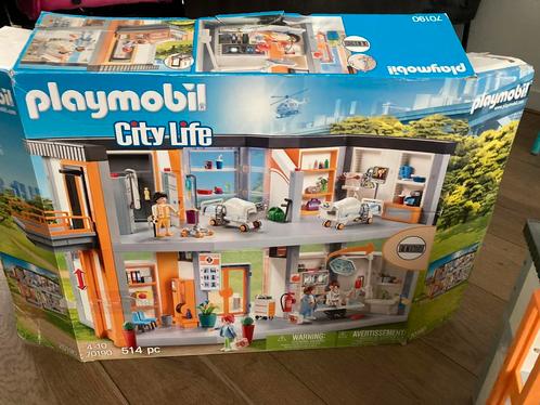 Playmobil ziekenhuis 70190, Kinderen en Baby's, Speelgoed | Playmobil, Zo goed als nieuw, Complete set, Ophalen of Verzenden