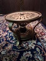 Theelicht olie thee / messing / geel koper antiek, Ophalen of Verzenden, Minder dan 55 cm