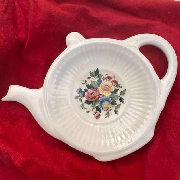 Wedgwood “Conway” theepot schaaltje – tea bag rest, Antiek en Kunst, Antiek | Schalen, Ophalen