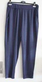 donkerblauwe gladde broek met elastiek maat 3xl, Blauw, Maat 46/48 (XL) of groter, Ophalen of Verzenden, Lang
