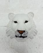 Wandmasker Keramiek Wit, Verzenden, Nieuw, Dier