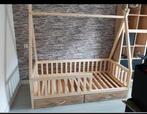 Nieuwe Tipi Bedden - Massief Vurenhout, Kinderen en Baby's, Kinderkamer | Bedden, Ophalen, 85 tot 100 cm, Nieuw, Lattenbodem