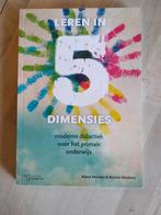 Robert J. Marzano - Leren in 5 dimensies, Boeken, Ophalen of Verzenden, Zo goed als nieuw, Robert J. Marzano; Wietske Miedema