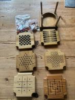 Houten onderzetters met spelletjes, Ophalen of Verzenden, Nieuw, Glas of Kopje