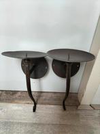 2 kaarsenstandaards om op te hangen, Ophalen of Verzenden, Gebruikt, Minder dan 25 cm