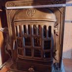 Franse art deco kolen/ houtkachel in goede staat erg mooi, Huis en Inrichting, Ophalen, Gebruikt, Overige brandstoffen, Vrijstaand