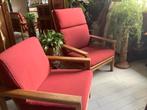 Vintage Fauteuils, Deens Design, Dyrlund., Huis en Inrichting, Ophalen of Verzenden, Zo goed als nieuw, 75 tot 100 cm, 50 tot 75 cm